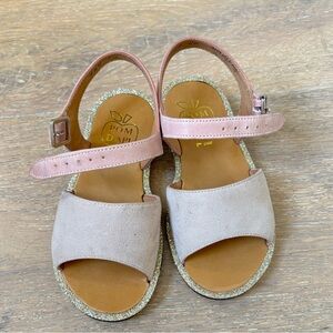 Pom D'Api Blush and Beige Sandals 26